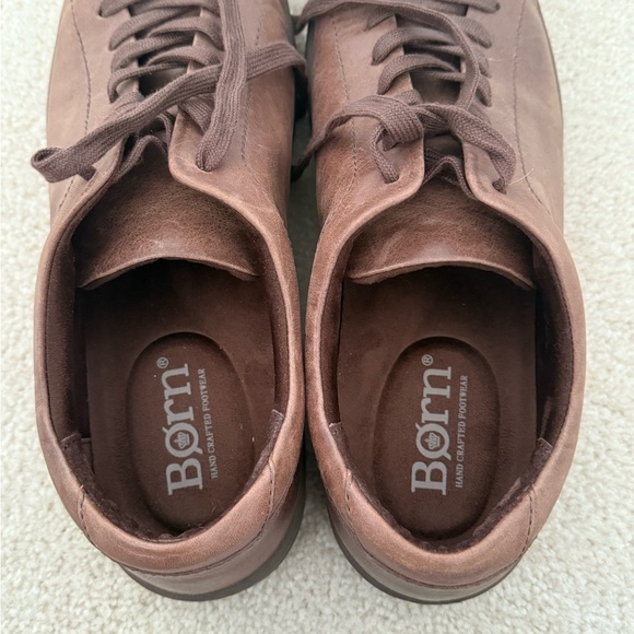 Men's born Brown Leather Sneakers - Picture 4 of 5
